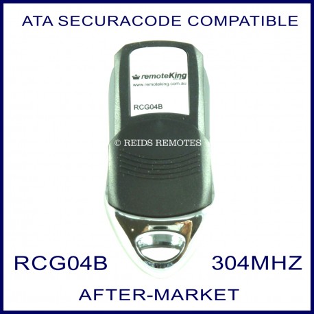 ATA 304Mhz PTX4 green button remote aftermarket replacement RCG04B