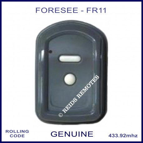 Foresee FR11 2 button grey garage door wall remote
