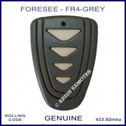 Foresee FR4 4 white button grey garage and gate remote