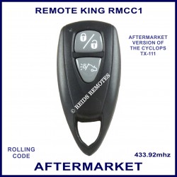 Remote King RMCC1 2 grey button car alarm remote control