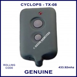 Cyclops TX-08 1 grey button grey car alarm remote