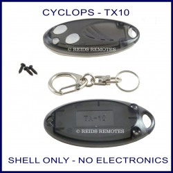 Cyclops TX-10 black remote replacement shell ONLY