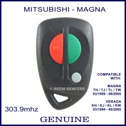 Mitsubishi Magna and Verada red & green button remote