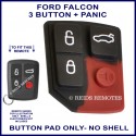 Ford Falcon BA BF 4 button remote button pad only