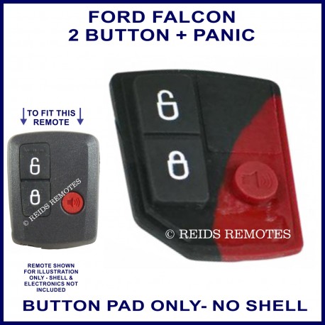 Ford Falcon BA BF 3 button remote BUTTON PAD ONLY