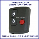 Ford Falcon BA BF 3 button remote SHELL ONLY