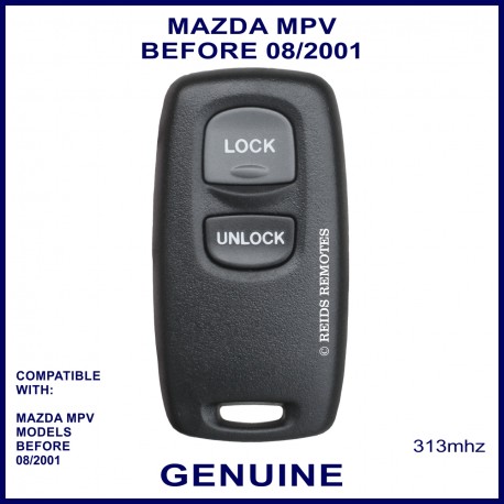 Mazda MPV models before 2001 2 button genuine remote control