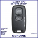 Mazda MPV models before 2001 2 button genuine remote control