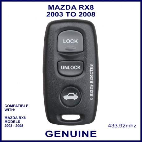 3-Button Flip Key Fob Case + Blade For Mazda 2/3/5/6/RX8/MX5 – A71 Style