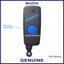 Mazda obsolete 1 blue button black remote control