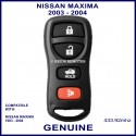 Nissan Maxima 2003 - 2004 4 button 433.9 MHz remote control