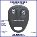 Holden Rodeo 2003 - 2005 2 button genuine remote control