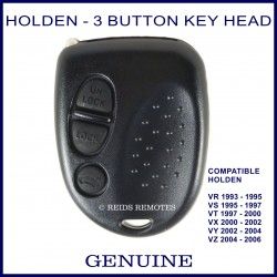 Holden Commodore VR - VZ genuine 3 button remote key