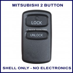 Mitsubishi 2 button remote replacement shell ONLY