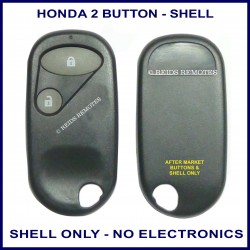 Honda 2 button remote replacement SHELL ONLY
