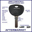 BMW motorcycles compatible key with transponder cloning & key cutting