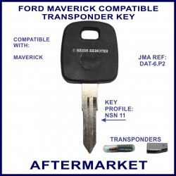 Ford Maverick 1988 to 1997 compatible key with transponder cloning & key cutting