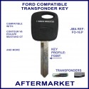 Ford Escape Contour V6 & Mustang GT car key with cutting & transponder cloning