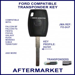 Ford BF & FG Falcon, Fiesta, Focus, Kuga, Mondeo & Territory car key