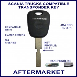 Scania 164 & R-series truck key - transponder cloning & key cutting
