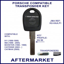 Porsche 911 968 Boxster Cayenne & Cayman transponder car key cut & cloned