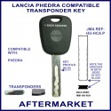 Lancia Phedra 2002 - 2011 transponder car key cut & cloned