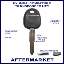 Hyundai Starex 1998-2006 compatible car key with transponder cloning & key cutting
