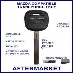 Mazda Xedos 9 1995 - 2002 compatible car key cut & transponder cloned