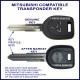 Mitsubishi Challenger Pajero Space Wagon Triton compatible car key MIT-12.P2 cut & transponder cloned