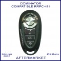 Dominator 400076A DOM505 compatible garage door remote RRPC-411