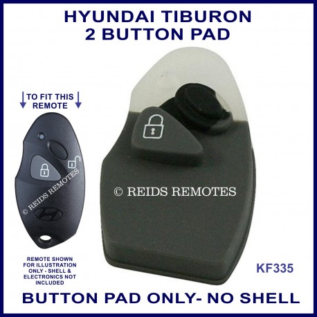 Hyundai Tiburon remote replacement BUTTON PAD ONLY