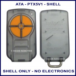 ATA PTX-5V1 4 orange button garage remote replacement shell ONLY