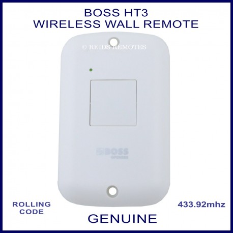 BOSS HT3 1 white button 433 MHz white wireless wall remote control