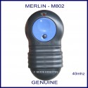 Merlin M-802 big blue button garage door remote control