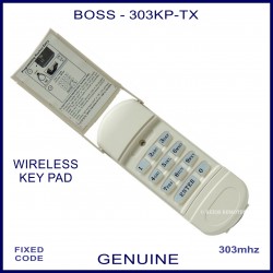 Boss 303KP-TX 303 Mhz wireless garage door keypad type remote control