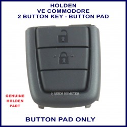 Holden VE Commodore 2 button flip or fixed blade remote key button pad replacement