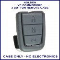 Holden VE Commodore 3 button flip or fixed blade key remote case replacement