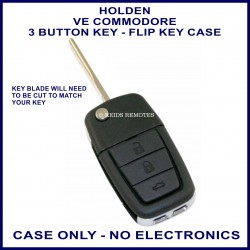 Holden VE Commodore 3 button flip key case replacement