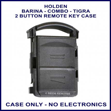 Holden Barina Combo & Tigra 2 button fixed blade key remote case replacement