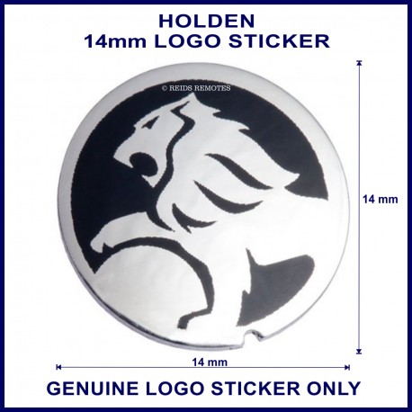 Holden 14 mm genuine logo sticker for use on Holden keys