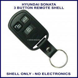 Hyundai Sonata remote shell replacement only - no electronics