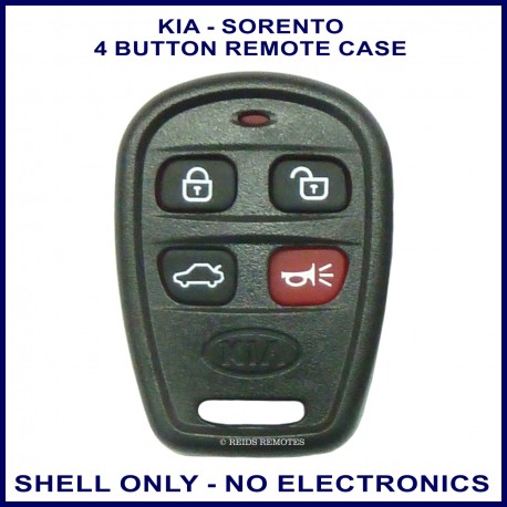 Kia Sorento 2003-2006 4 button remote shell replacement only - no electronics