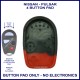 Nissan Pulsar & Maxima 4 button remote - replacement rubber button pad only