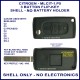 Citroen C2, C3 Picasso, C4, C5, C6, DS3 & DS4 - 3 button flip key shell without battery holder - no electronics