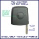 VW 2 button flip key replacement shell