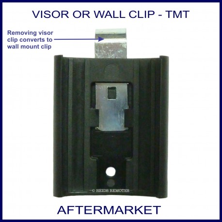 Aftermarket remote sun visor or wall mount clip - remote holder