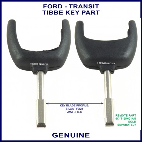 Ford car key for BA Falcon Mondeo Transit Focus Territory & other models