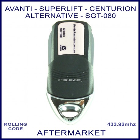 Superlift Avanti Ozlift Centurion Matadoor TX4 - alternative garage remote SGT080