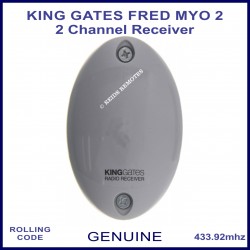 King Gates Fred Myo stand alone 433 Mhz 2 channel receiver