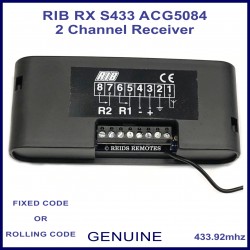 RIB ACG5084 RX S-PRO stand alone S433 2 channel receiver